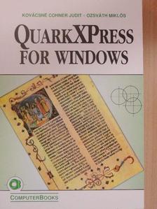 Kovácsné Cohner Judit - QuarkXPress for Windows [antikvár]