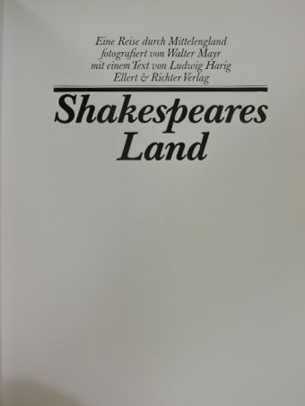 Ludwig Harig - Shakespeares Land [antikvár]