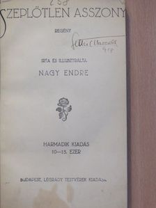 Nagy Endre - Szeplőtlen asszony [antikvár]