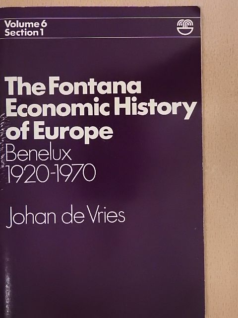 Johan de Vries - Benelux 1920-1970 [antikvár]