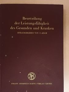 Dr. Fritz Paetzold - Beurteilung der Leistungsfähigkeit des Gesunden und Kranken [antikvár]