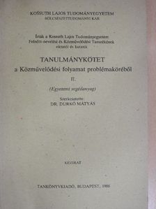 Dr. Boros Sándor - Tanulmánykötet a Közművelődési folyamat problémaköréből II. [antikvár]