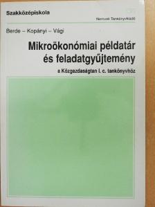 Berde Éva - Mikroökonómiai példatár és feladatgyűjtemény [antikvár]