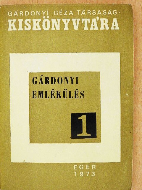 Kispéter András - Gárdonyi emlékülés [antikvár]