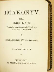 Hock János - Imakönyv [antikvár]