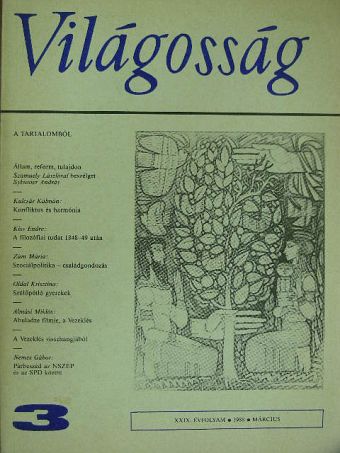 Almási Miklós - Világosság 1988. március [antikvár]