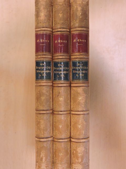 Georg Ebers - Eine Aegyptische Königstochter 1-3. (gótbetűs) [antikvár]