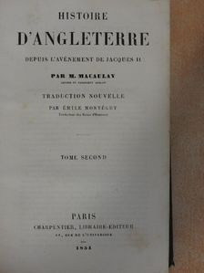 M. Macaulay - Histoire d'Angleterre II. (töredék) [antikvár]