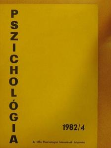 Czigler István - Pszichológia 1982/4. [antikvár]