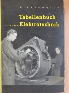 Tabellenbuch für die Elektrotechnik [antikvár]
