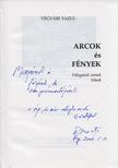 Végvári Vazul - Arcok és fények (dedikált) [antikvár]