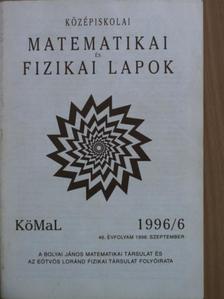 Bogdán Zoltán - Középiskolai matematikai és fizikai lapok 1996. szeptember [antikvár]