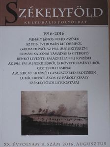 Benkő Levente - Székelyföld 2016. augusztus [antikvár]