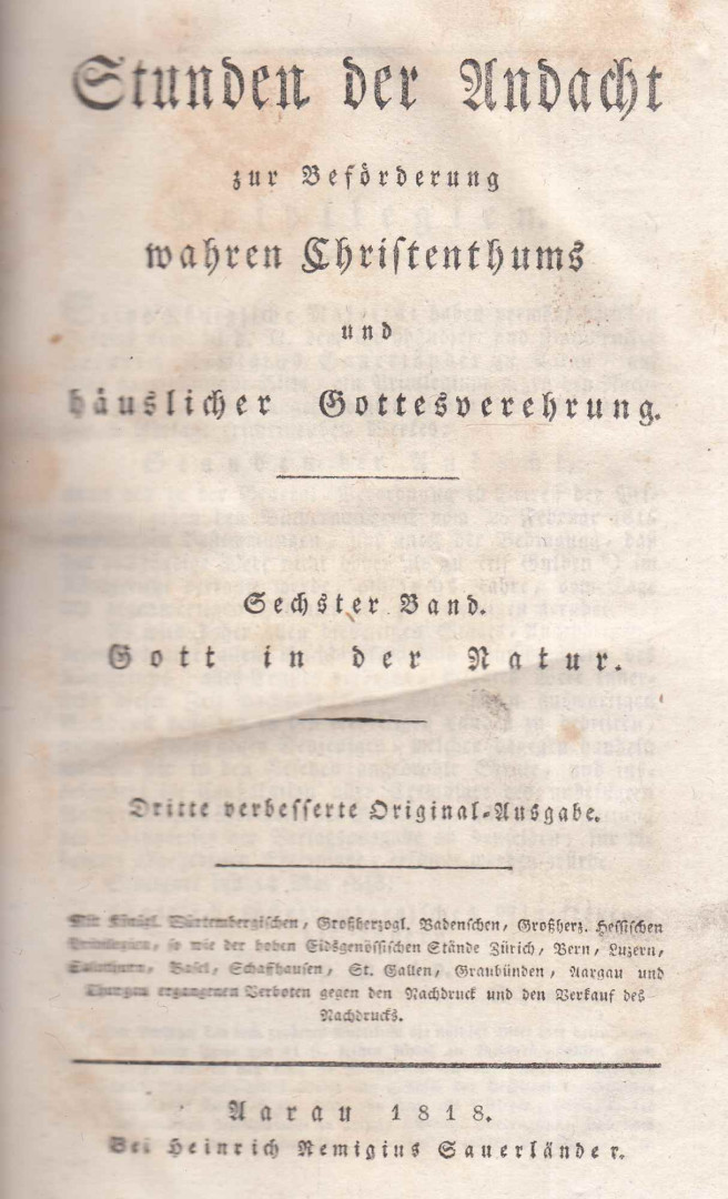 Stunden der Andacht VI. [antikvár]