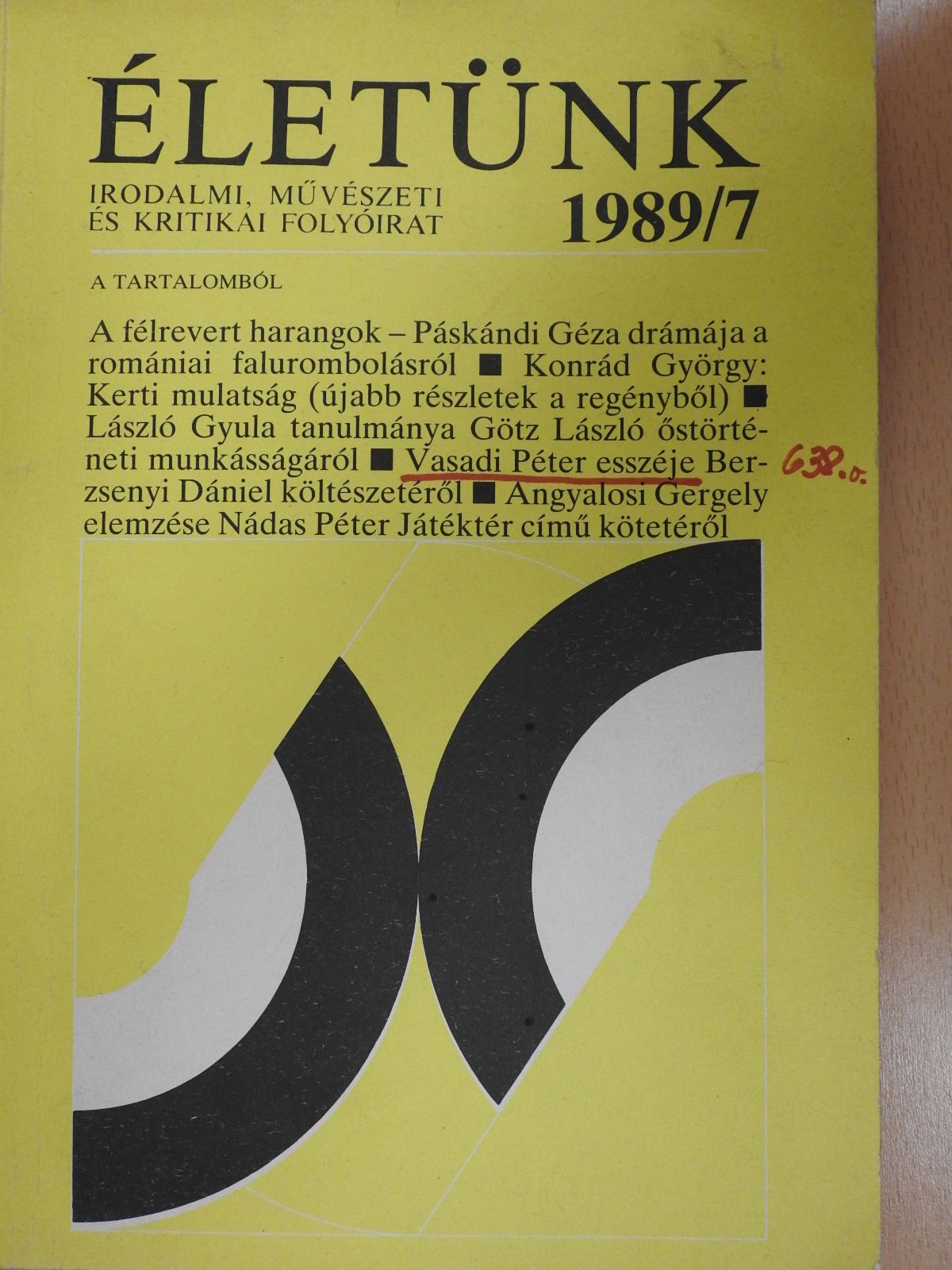 Angyalosi Gergely - Életünk 1989/7. (dedikált példány) [antikvár]