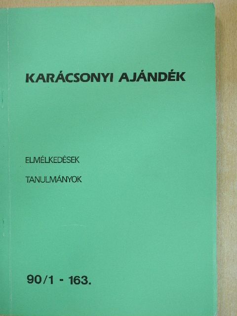 Barcza Barna - Karácsonyi ajándék 1990/1. [antikvár]