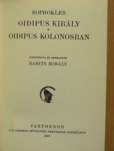Sophokles - Oidipus király/Oidipus Kolonosban [antikvár]