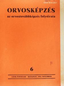 Dr. Horváth Tünde - Orvosképzés 1992. november [antikvár]