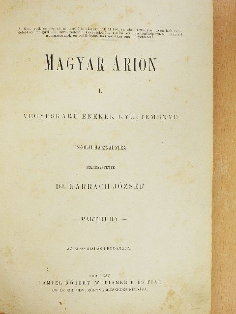 Magyar arion I-II. [antikvár]