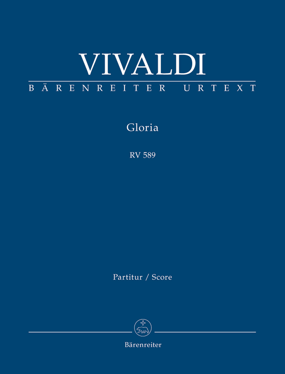 Vivaldi - GLORIA RV 589 PARTITUR