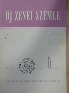 Csobádi Péter - Új Zenei Szemle 1951. június [antikvár]
