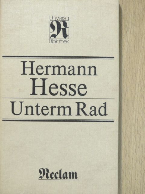 Hermann Hesse - Unterm Rad [antikvár]