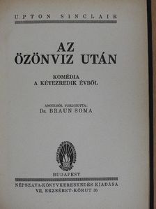 Upton Sinclair - Az özönviz után [antikvár]