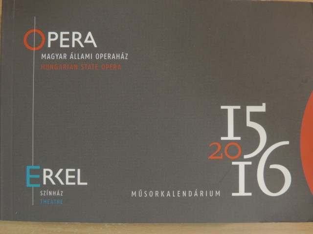 Opera Műsorkalendárium 2015-2016 [antikvár]
