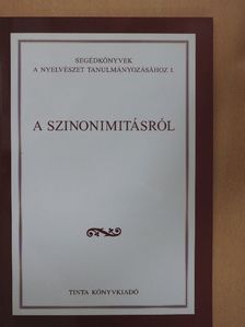 Andor József - A szinonimitásról [antikvár]