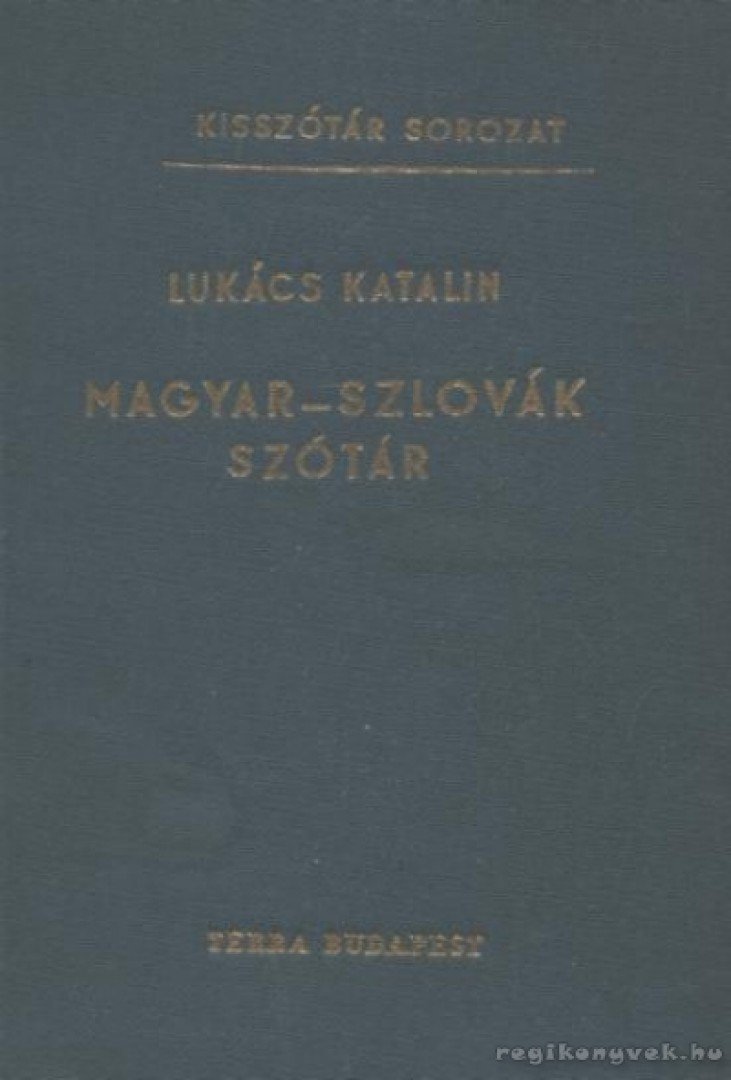 LUKÁCS KATALIN - Magyar-szlovák szótár [antikvár]