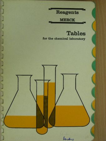 Tables for the chemical laboratory [antikvár]