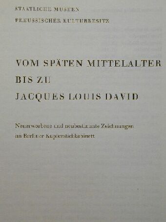 Alexander Dückers - Staatliche Museen Preussischer Kulturbesitz Kupferstichkabinett [antikvár]