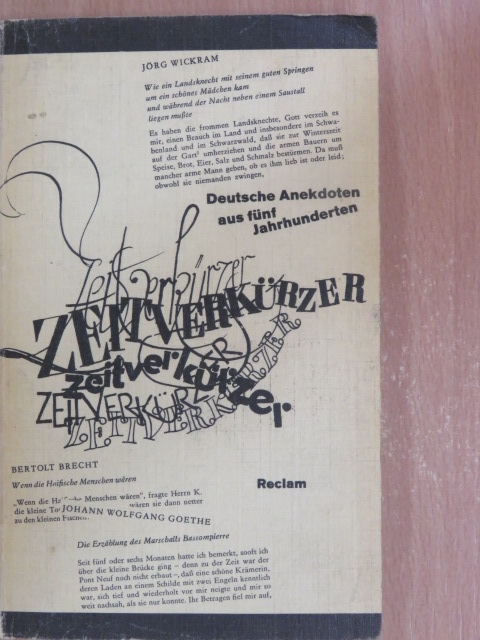 Alfred Döblin - Zeitverkürzer [antikvár]
