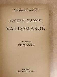 Strindberg Ágost - Egy lélek fejlődése V. [antikvár]