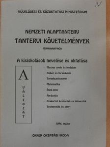 Nemzeti alaptanterv tantervi követelmények munkaanyaga [antikvár]