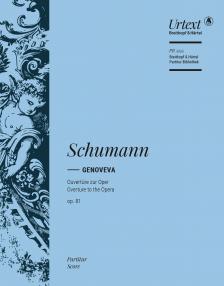 Schumann, Robert - GENOVEVA. OUVERTÜRE ZUR OPER OP.81, PARTITUR