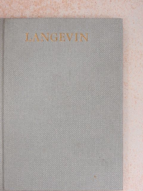 P. L. Kapica - Langevin [antikvár]