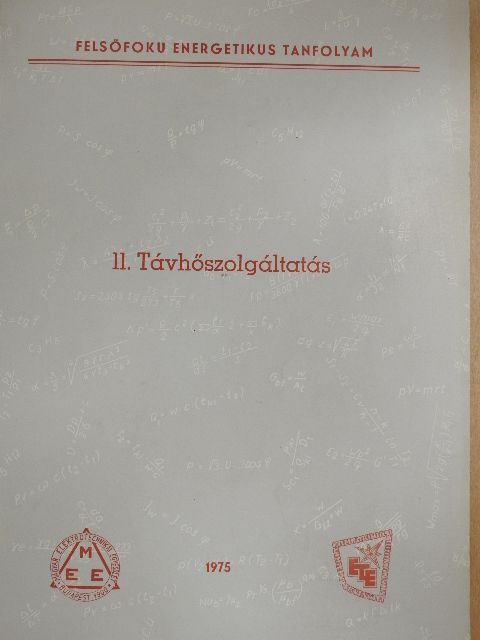 Dr. Vadász Elemér - Távhőszolgáltatás [antikvár]