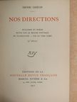 Henri Ghéon - Nos Directions [antikvár]