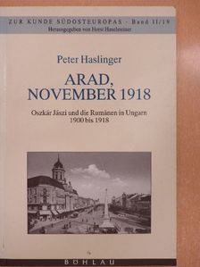 Peter Haslinger - ARAD, November 1918 [antikvár]