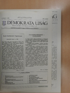 Czene István - Demokrata Ujság 1989, 1990, 1991, 1992, 1993 (vegyes számok) (26db) [antikvár]