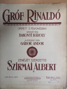 Bakonyi Károly - Gróf Rinaldó [antikvár]