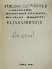 Törzsültetvények (anyatelepek, magtermesztő ültetvények, magtermelő állományok) eljárásrendje [antikvár]
