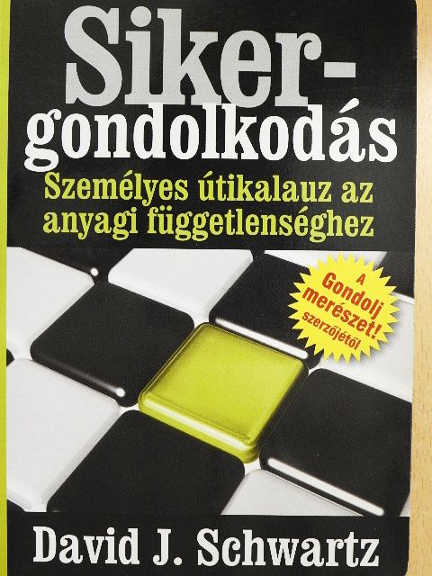David J. Schwartz - Sikergondolkodás [antikvár]