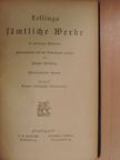 Gotthold Ephraim Lessing - Lessings sämtliche Werke in zwanzig Bänden 15. (gótbetűs) (töredék) [antikvár]