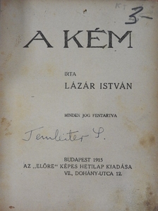 Lázár István - A kém [antikvár]
