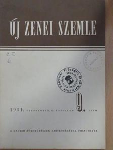A. Sychra - Új Zenei Szemle 1951. szeptember [antikvár]
