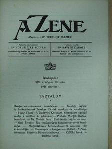 Dr. Molnár Imre - A Zene 1938. március 1. [antikvár]