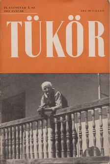 RÉVAI JÓZSEF - Tükör IX. évfolyam 1. sz. [antikvár]