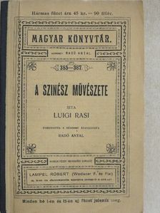 Luigi Rasi - A szinész művészete [antikvár]